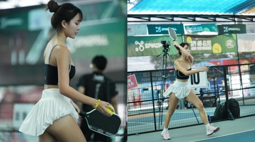 Thiết kế váy ngắn dễ gây hớ hênh khi vận động
